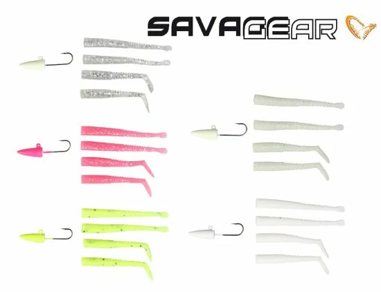 Savage Gear LRF Mini Sandeel Kit 25kpl 3 Savage Gear LRF Mini Sandeel Kit 25kpl