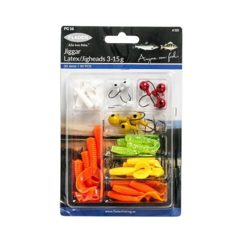 Fladen Jiggsortiment 3-15g 3 Fladen Jiggsortiment 3-15g