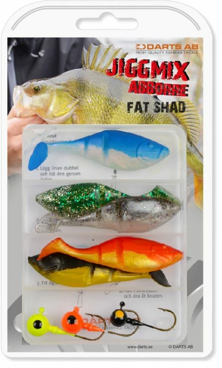 Darts Jiggmixar, Fat Shad 3 Darts Jiggmixar, Fat Shad