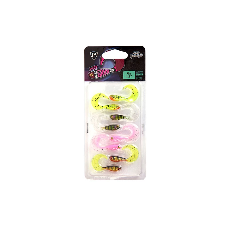 Fox Rage UV Micro Grub 4 Cm 8kpl 4 Fox Rage UV Micro Grub 4 Cm 8kpl - Image 2